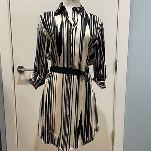 Nicole Miller Studio Silk shirtdress